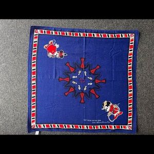 •Vintage Walt Disney Products Cowboy & Indian Bandana•